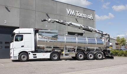 Bioenergie Reimlingen GmbH & Co. KG - 29,000-litre liquid manure semi-trailer
