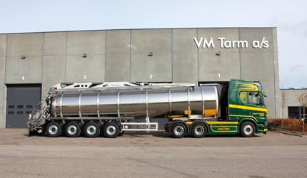 Vognmand Michael Døhr Johansson - 39,000-litre liquid manure semi-trailer