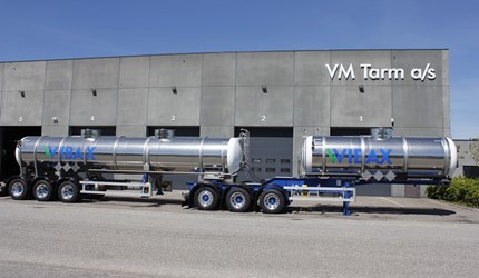 Wibax Logistics - 23.000 liter kjemikalie semitrailer og 13.000 liter kjemikalietank-påbygg