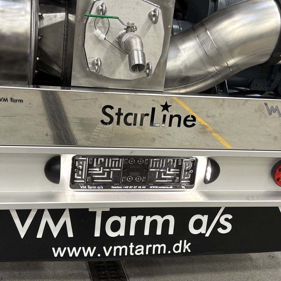 VM Tarm gylletank under åben himmel